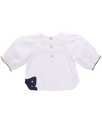Pink Chicken Pink Chicken Girls Dana Bow Top