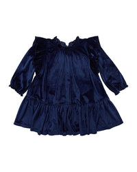 Pink Chicken Pink Chicken Girls Velour Harper Dress
