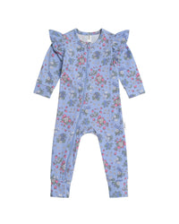 Huxbaby Huxbaby Strawberry Garden Zip Romper