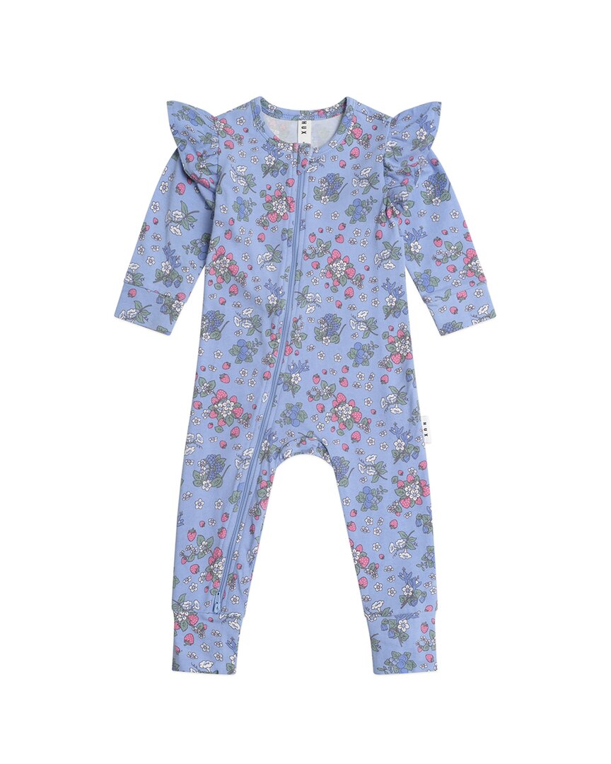 Huxbaby Huxbaby Strawberry Garden Zip Romper