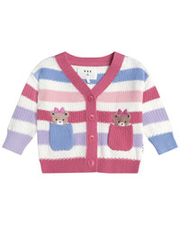 Huxbaby Huxbaby Peekaboo Huxette Knit Cardigan