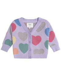 Huxbaby Huxbaby Loveheart Knit Cardigan