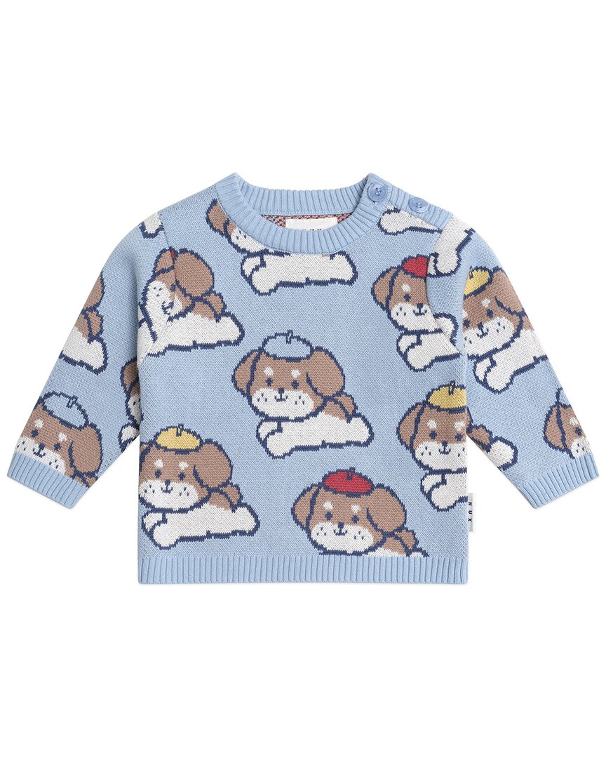Huxbaby Huxbaby Parisian Painter Pup Knit Pullover
