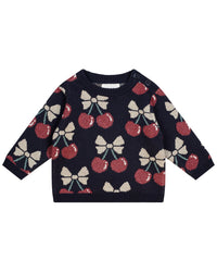 Huxbaby Huxbaby Cherry Pie Knit Pullover
