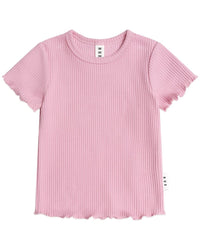 Huxbaby Huxbaby Pink Rib T-Shirt