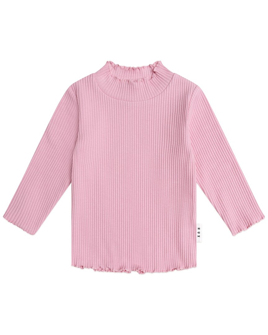 Huxbaby Huxbaby Pink Rib Skivvy Top