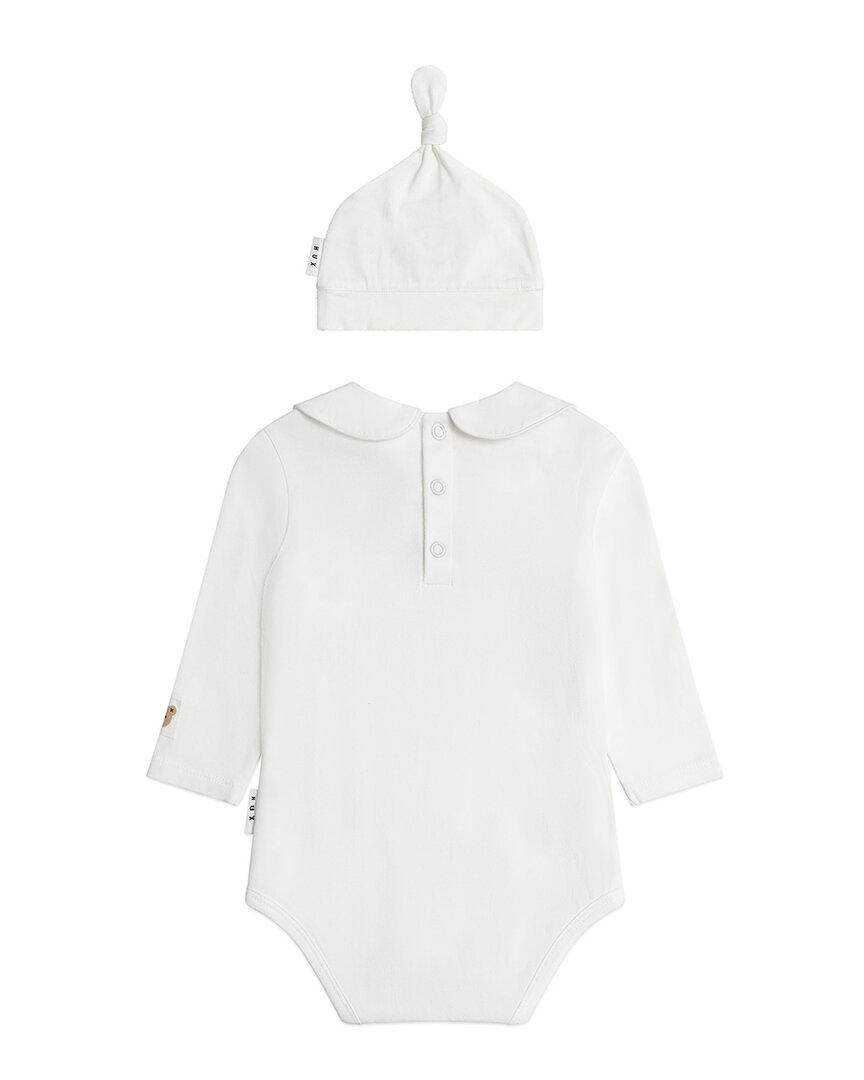 Huxbaby Huxbaby 2Pc Baby's First Outfit Romper & Hat Set