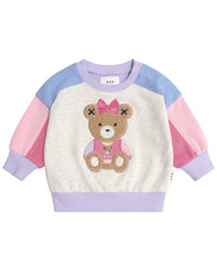 Huxbaby Huxbaby Varsity Huxette Spliced Sweatshirt