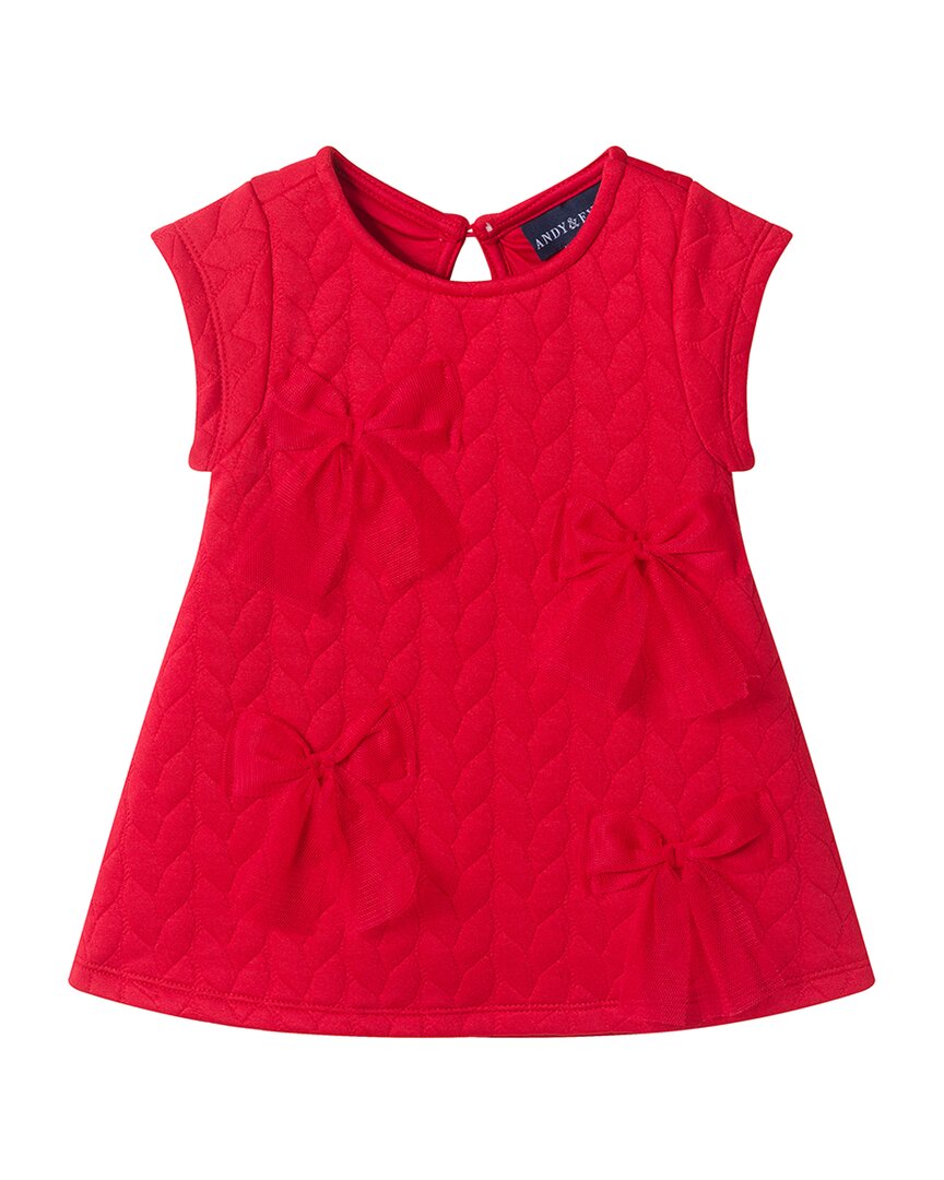 Andy & Evan Andy & Evan Quilted Knit Shift Dress
