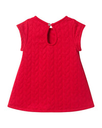 Andy & Evan Andy & Evan Quilted Knit Shift Dress