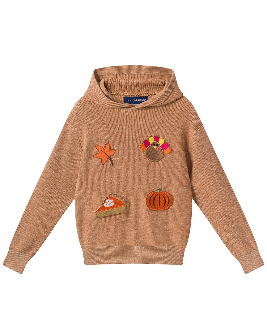 Andy & Evan Andy & Evan Hooded Thanksgiving 'Friend' Sweater