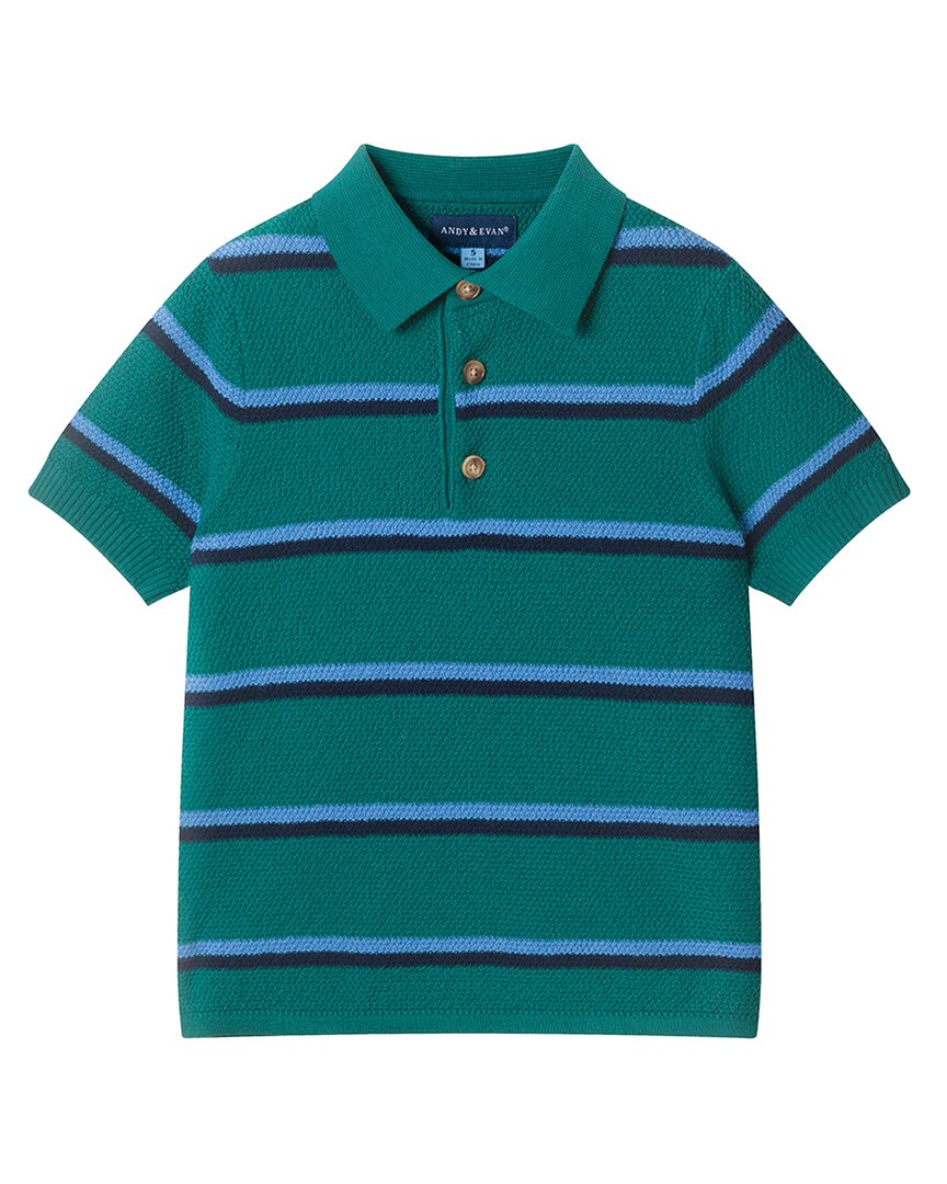 Andy & Evan Andy & Evan Knit Polo Shirt