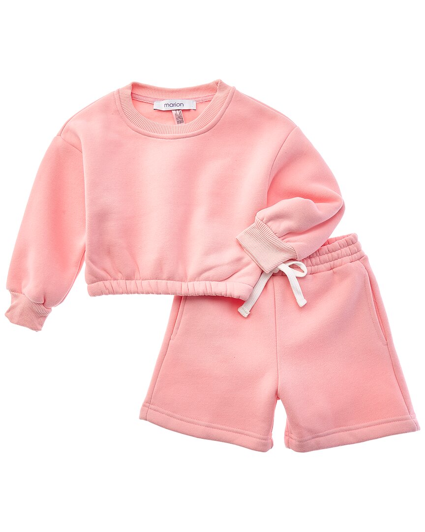 MARION Marion 2Pc Top & Short Jog Set