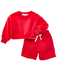 MARION Marion 2Pc Top & Short Jog Set