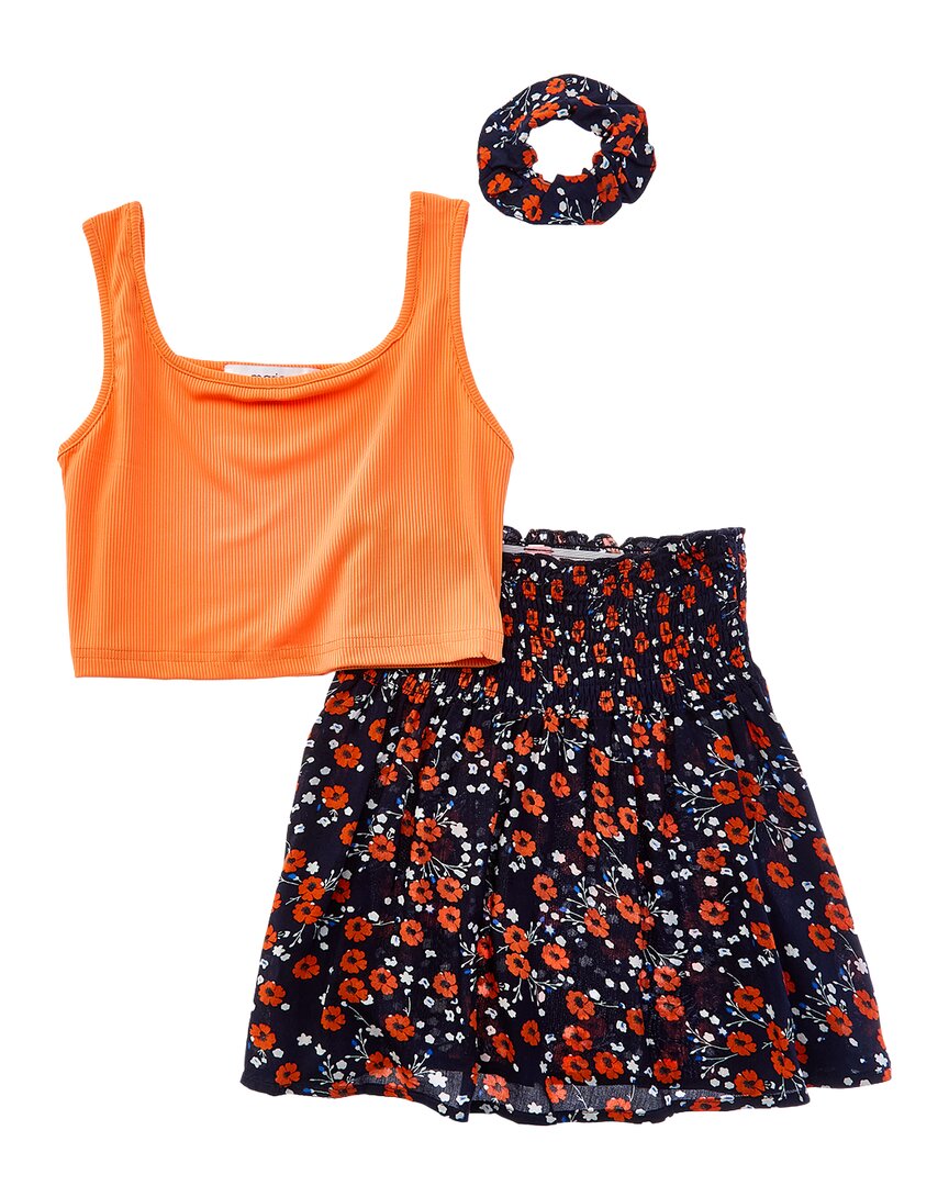MARION Marion 3Pc Floral Skirt Set