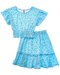MARION Marion 2Pc Floral Skirt Set