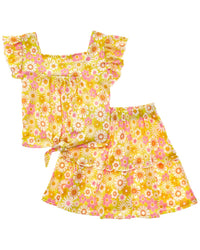 Marion 2Pc Top& Skirt Set