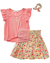 MARION Marion 2Pc Floral Skirt Set