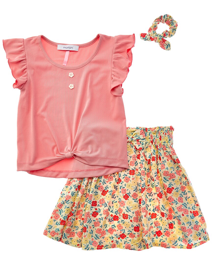 MARION Marion 2Pc Floral Skirt Set