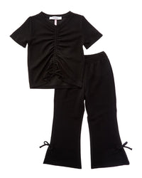 MARION Marion 2Pc Ruched Top & Pant Set