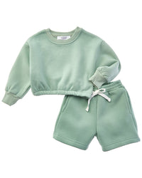 MARION Marion 2Pc Top & Short Jog Set