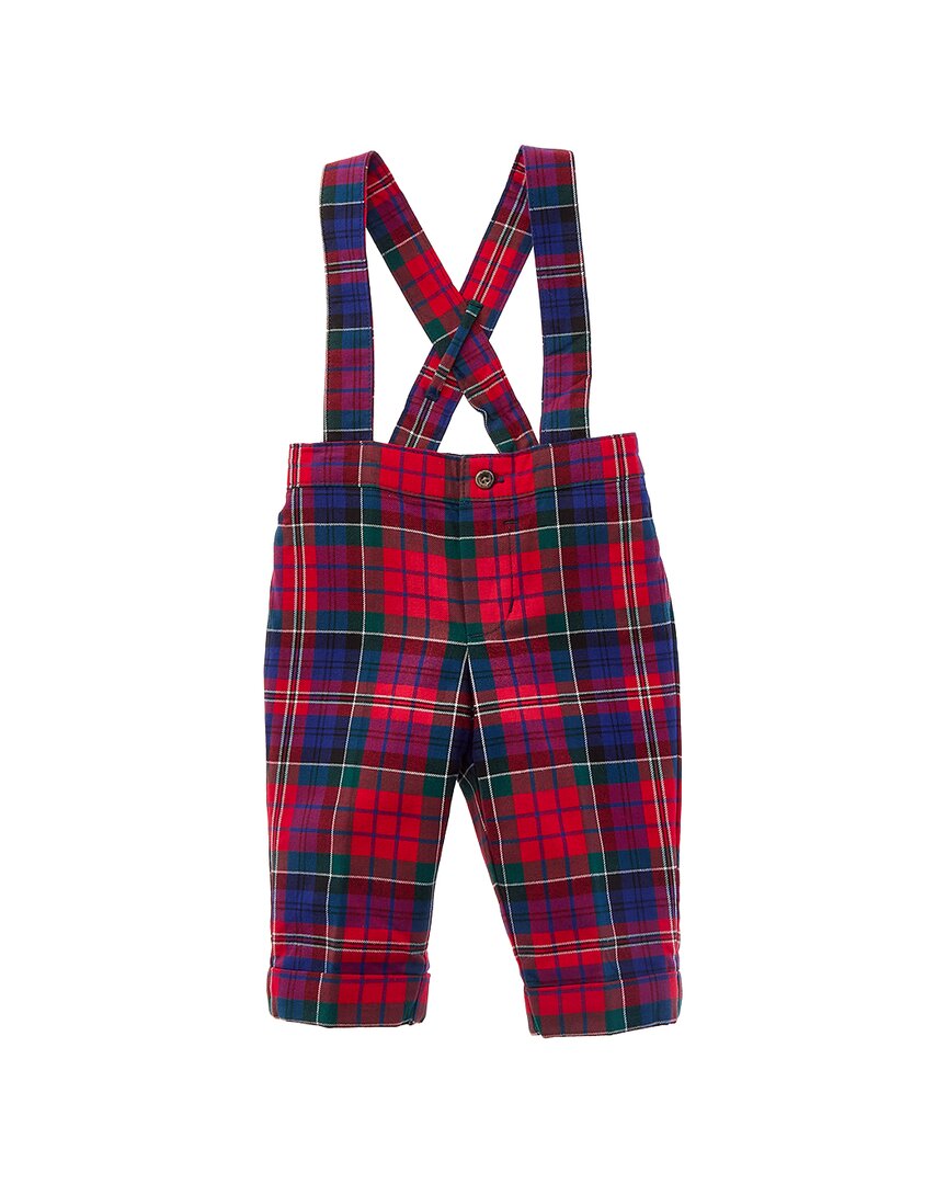 Janie and Jack Janie And Jack Baby Tartan Suspender Pant