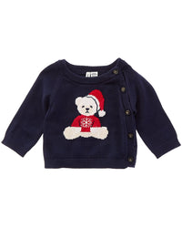 Janie and Jack Janie And Jack Baby Santa Bear Sweater