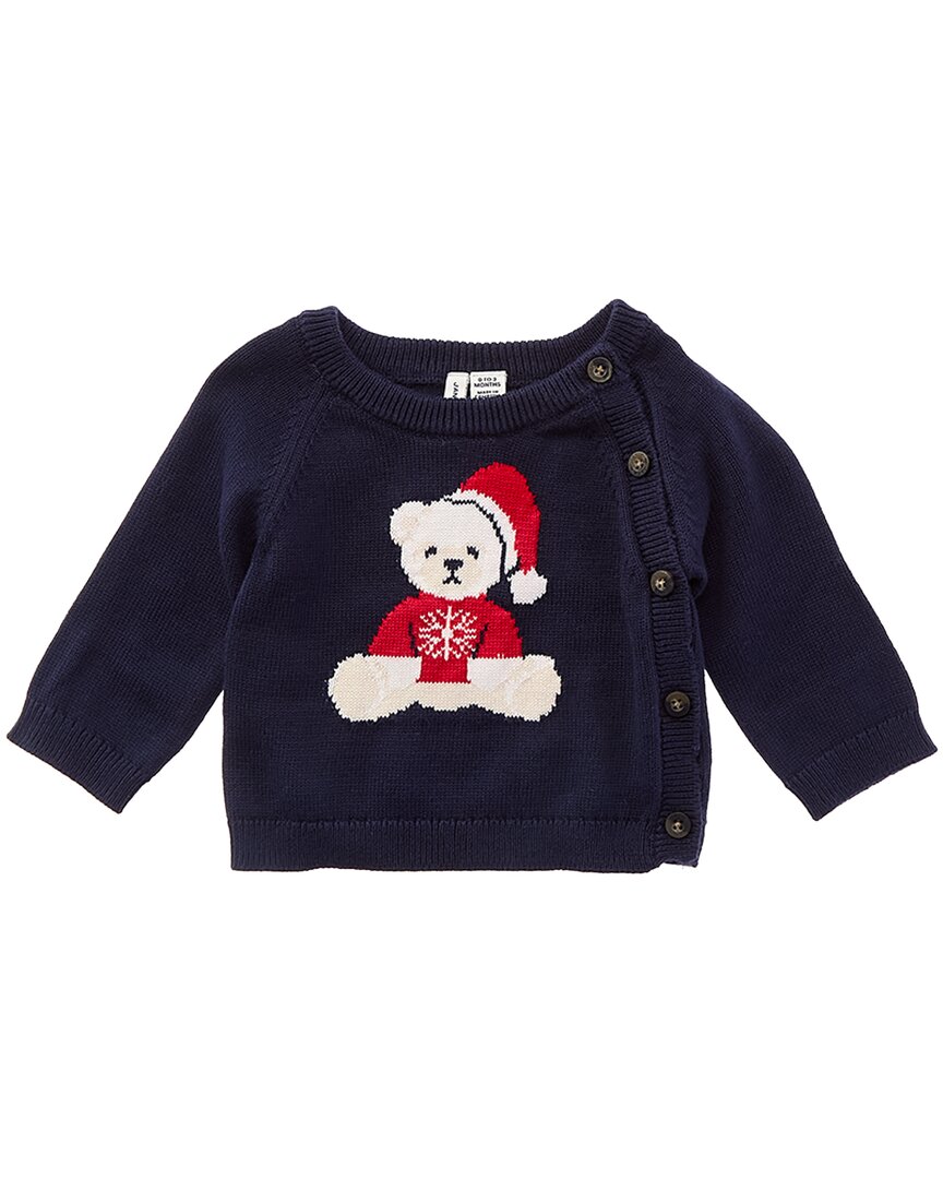 Janie and Jack Janie And Jack Baby Santa Bear Sweater