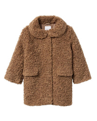 Janie and Jack Janie And Jack The Sherpa Teddy Wool-Blend Coat