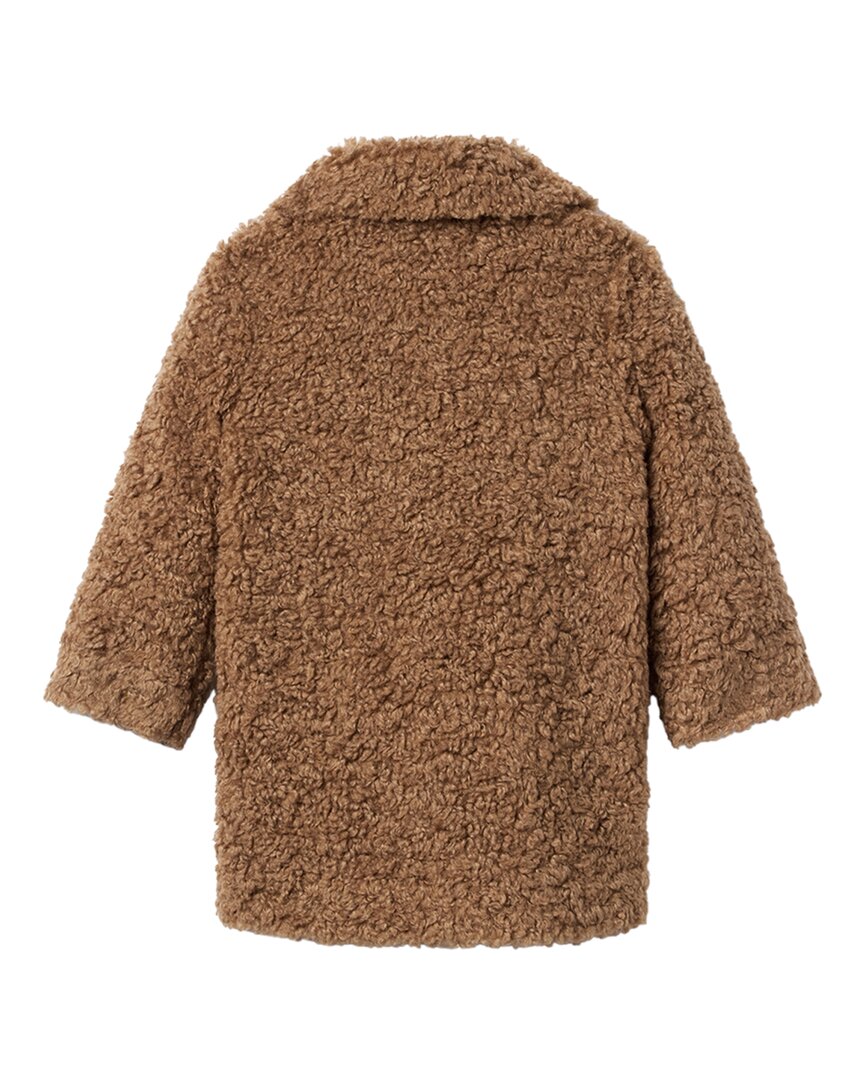 Janie and Jack Janie And Jack The Sherpa Teddy Wool-Blend Coat