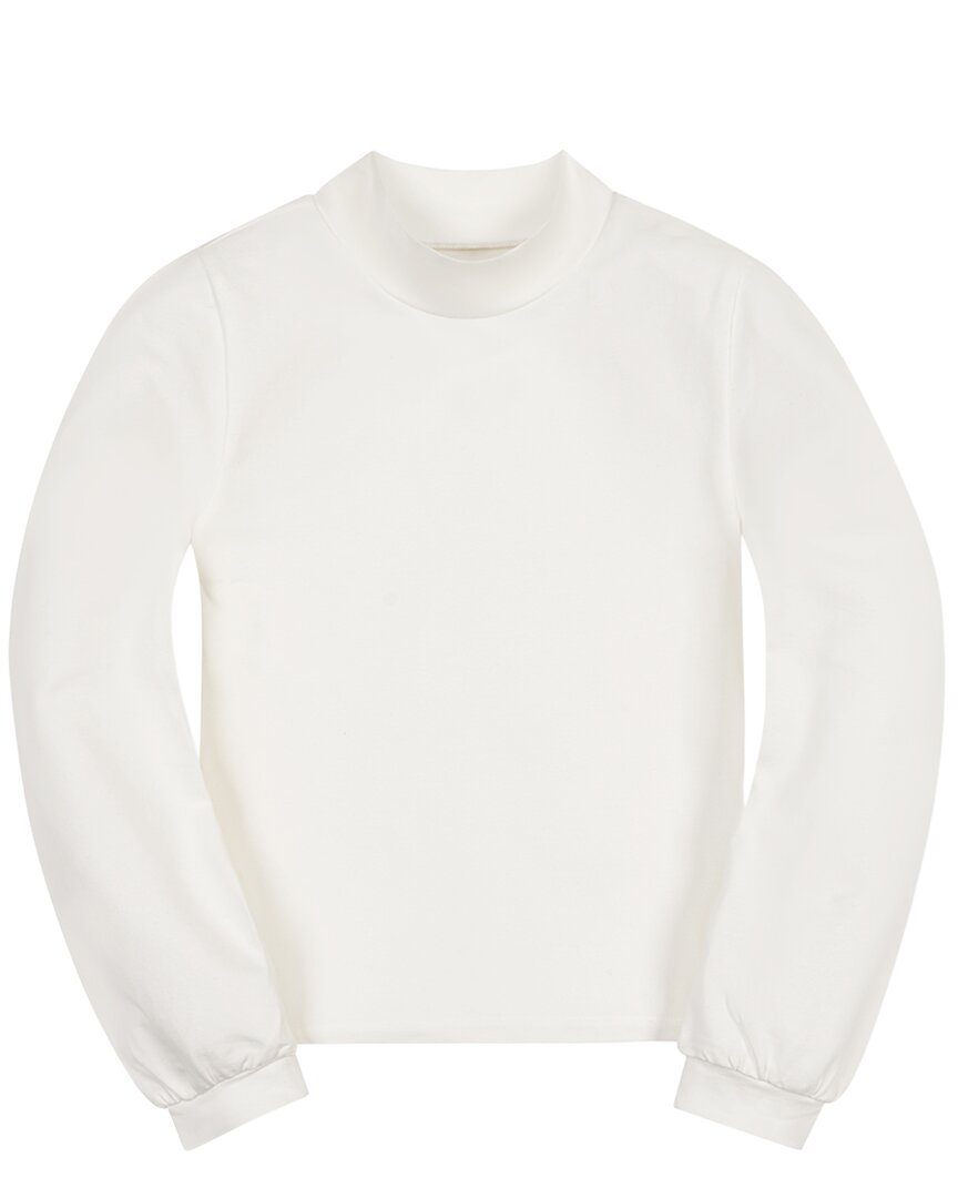 HOPE & HENRY Hope & Henry Organic Mock Neck Knit Top