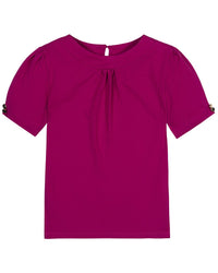 HOPE & HENRY Hope & Henry Organic Puff Sleeve Knit Top
