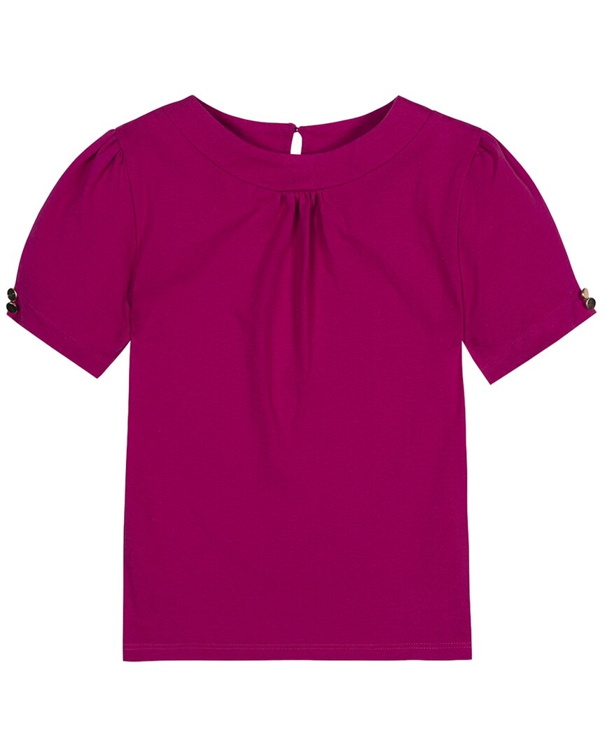 HOPE & HENRY Hope & Henry Organic Puff Sleeve Knit Top