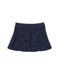 HOPE & HENRY Hope & Henry Ponte Pleated Skort