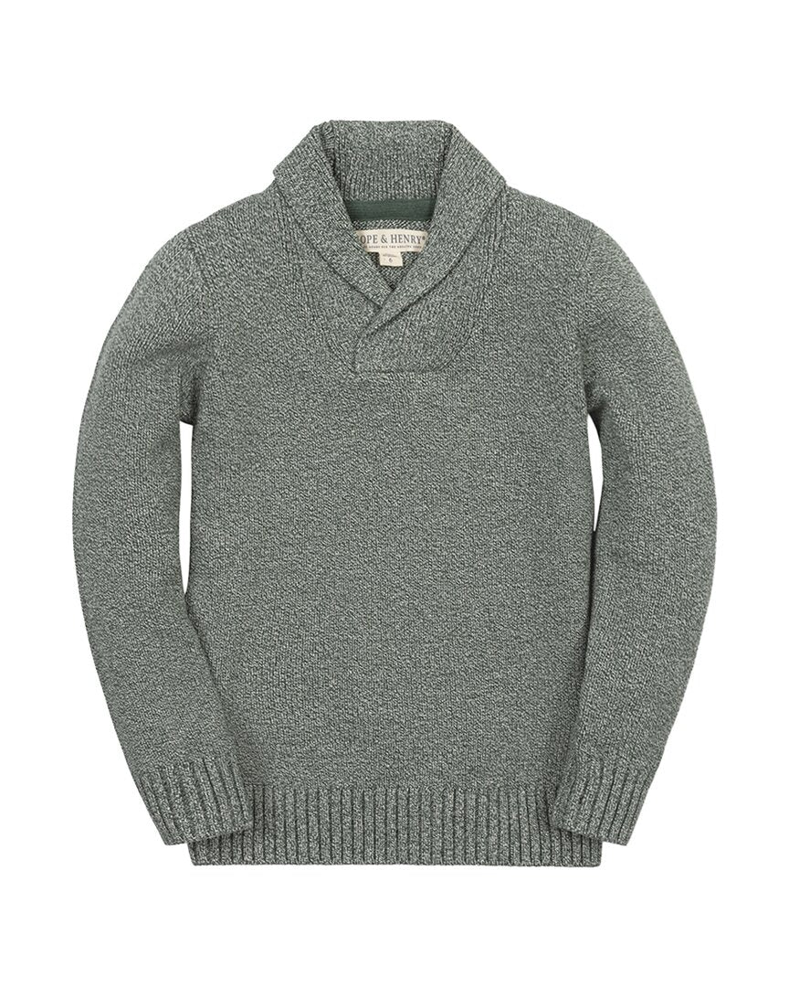 HOPE & HENRY Hope & Henry Organic Shawl Collar Sweater