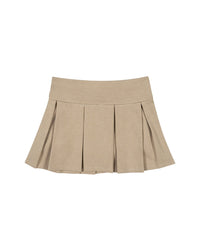 HOPE & HENRY Hope & Henry Ponte Pleated Skort