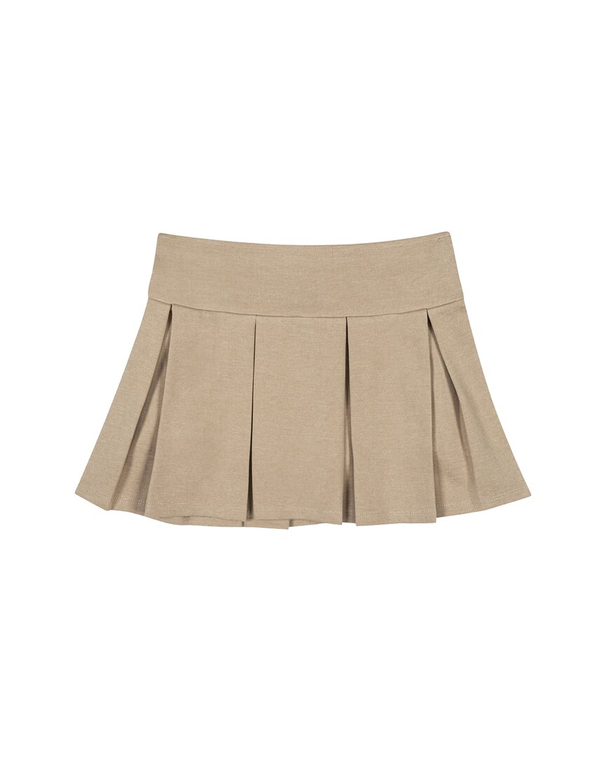 HOPE & HENRY Hope & Henry Ponte Pleated Skort