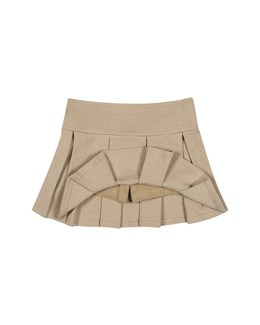 HOPE & HENRY Hope & Henry Ponte Pleated Skort