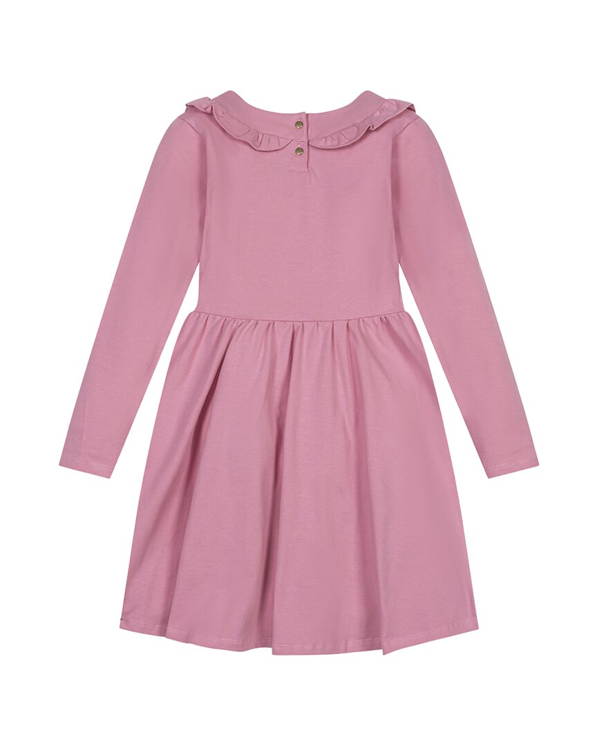 HOPE & HENRY Hope & Henry Organic Ruffle Neck Knit Dress