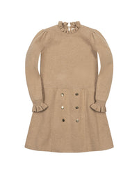 HOPE & HENRY Hope & Henry Organic Ruffle Edge Sweater Dress