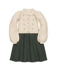 HOPE & HENRY Hope & Henry Organic Button Front Collared Sweater