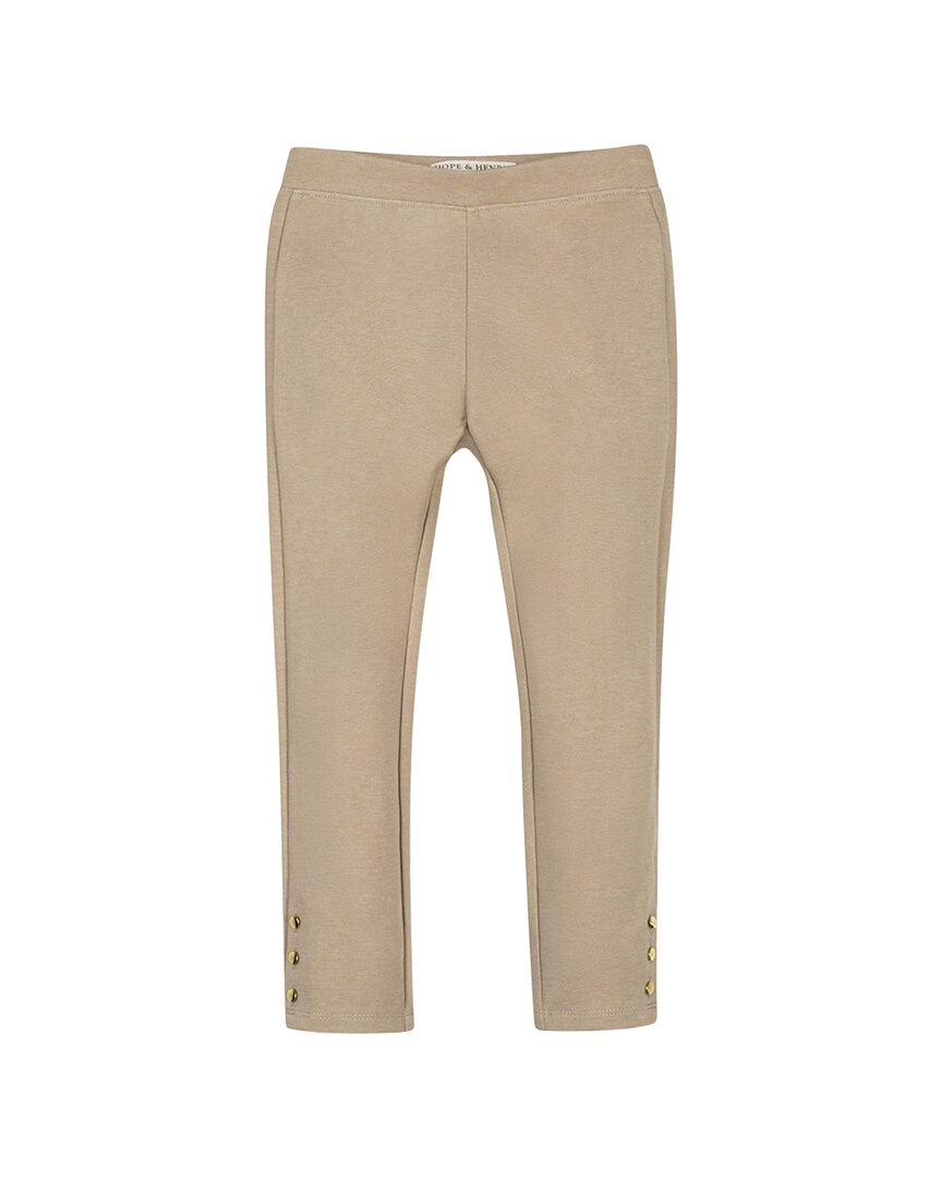 HOPE & HENRY Hope & Henry Button Cuff Ponte Pant