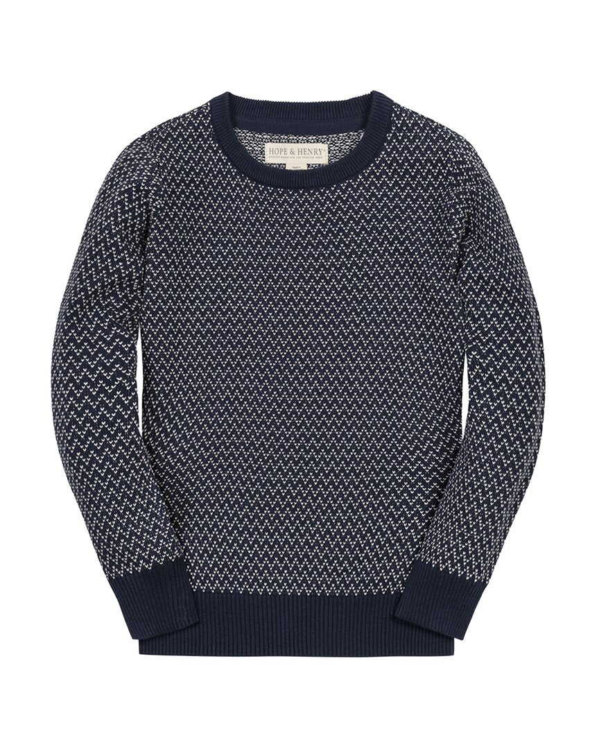 HOPE & HENRY Hope & Henry Crew Neck Pullover Sweater