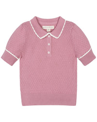 HOPE & HENRY Hope & Henry Organic Peter Pan Collar Sweater Polo