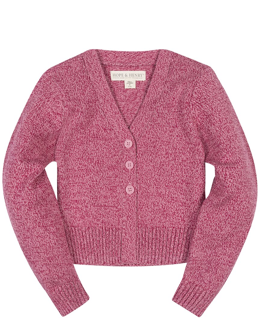 HOPE & HENRY Hope & Henry Organic V-Neck Cardigan