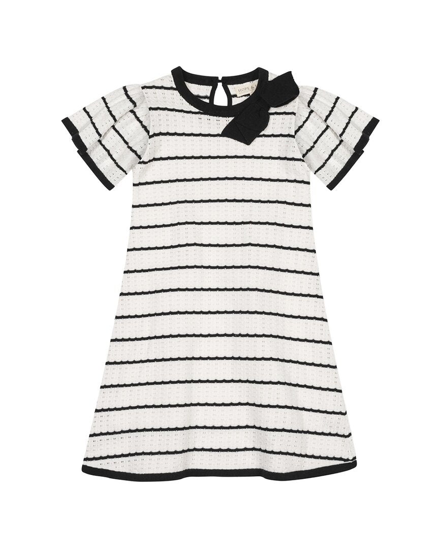 HOPE & HENRY Hope & Henry Organic Bow Detail Pointelle Sweater