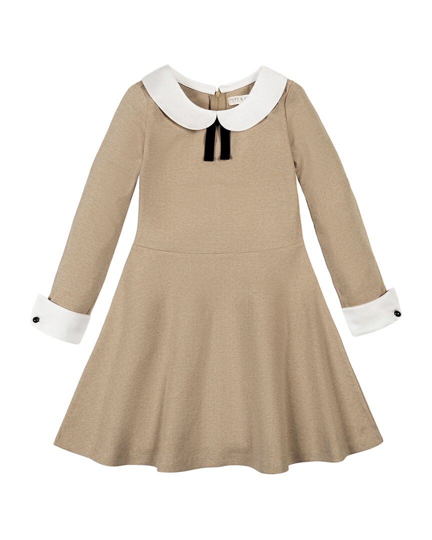 HOPE & HENRY Hope & Henry French Look Ponte Dress With Bow