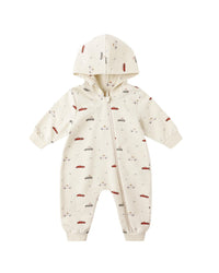 Quincy Mae Quincy Mae Hooded Jumpsuit
