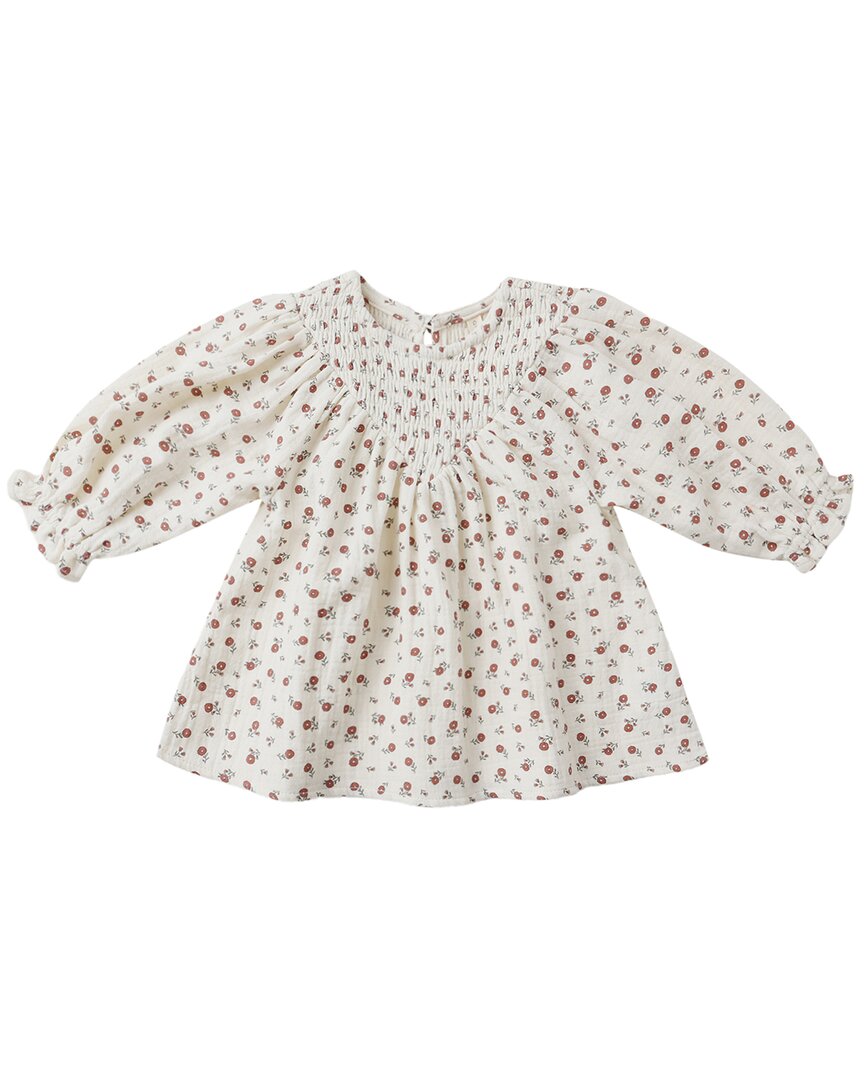 Quincy Mae Quincy Mae V Smocked Dress