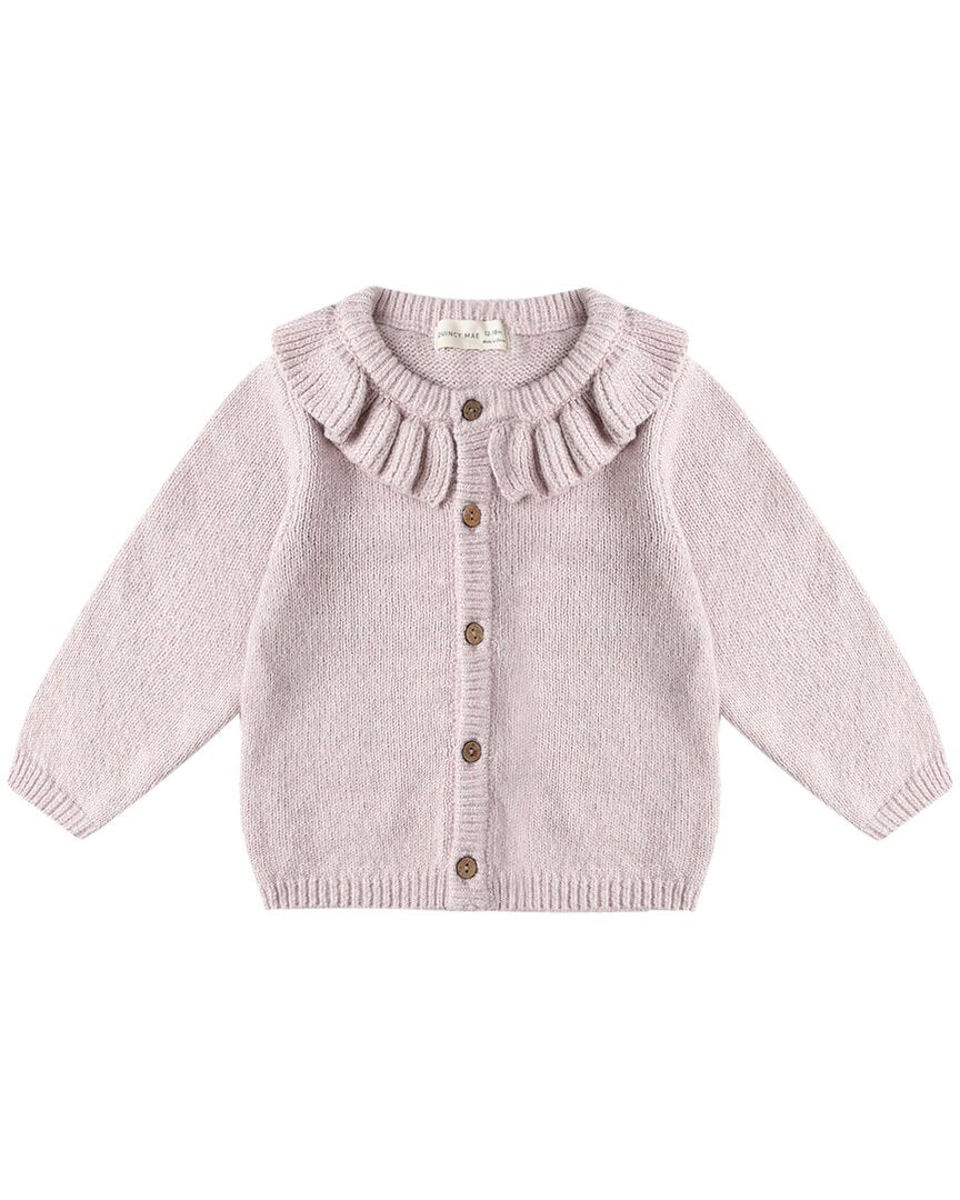 Quincy Mae Quincy Mae Ruffle Collar Cardigan